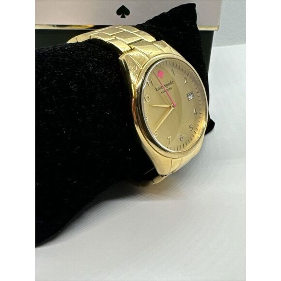 Kate Spade Seaport Grand 0030 Women\'s Gold Analog Dial Quartz Wrist Watch JNA143 main image 8